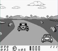 une photo d'Ã©cran de Tintin - Le Temple du Soleil sur Nintendo Game Boy